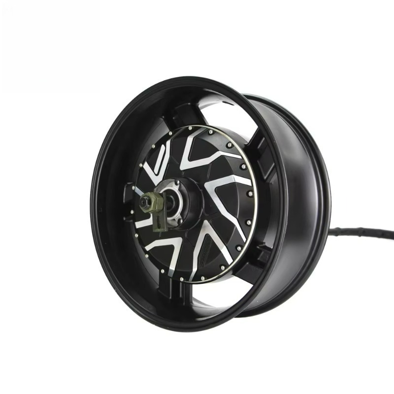 12000W Electric Motorcycle Hub Motor - 17インチ×6.0インチ、273、12000W、V4、72V、最高速度150km/h、電動、ブラシレスDCホイールハブモーター、高性能バイク用モーター