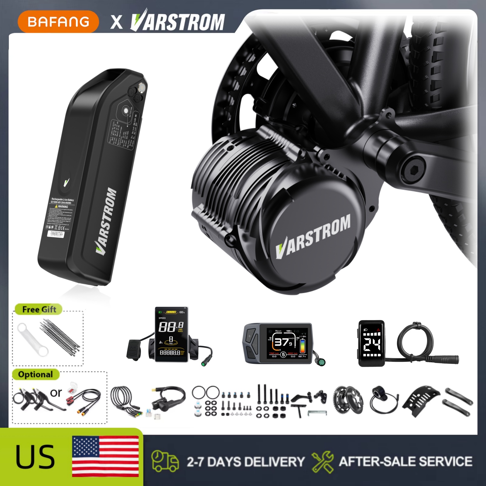 Tongsheng TSDZ2B 500W、TSDZ8 75 - Side Hung Mid Drive Motor Kit のレビューと価格